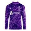 Maillot de Gardien à Manches Longues Liverpool Purple Version 2024-25 Pour Homme